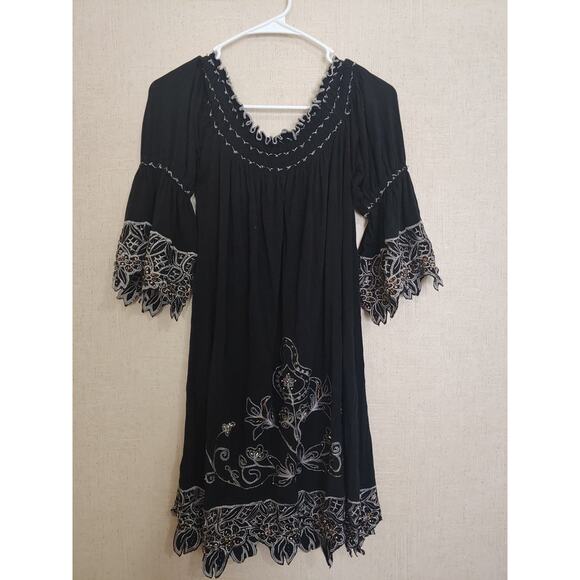 Urban Mango Off Shoulder Mini Dress/Tunic Size Small - Picture 1 of 5